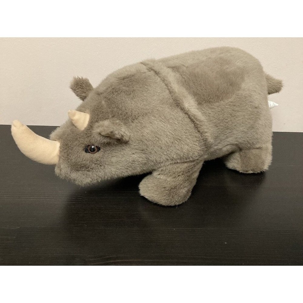 Fiesta Rhino Plush Stuffed Animal Toy 15” Gray #1046